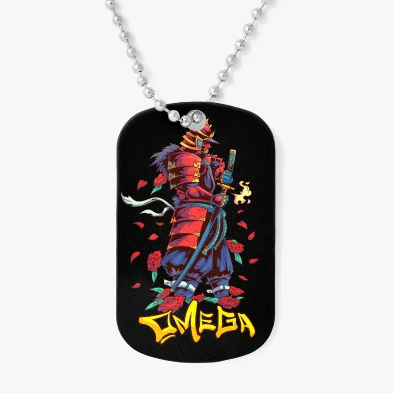 Samurai Dog Tag